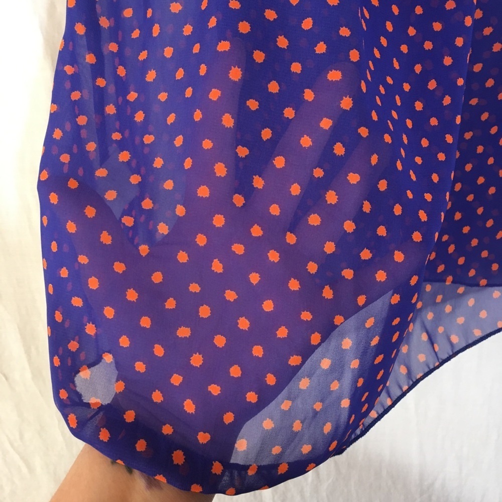 Semi Sheer Sleeveless Tank Bow Tie Back - Picture 4 of 8
